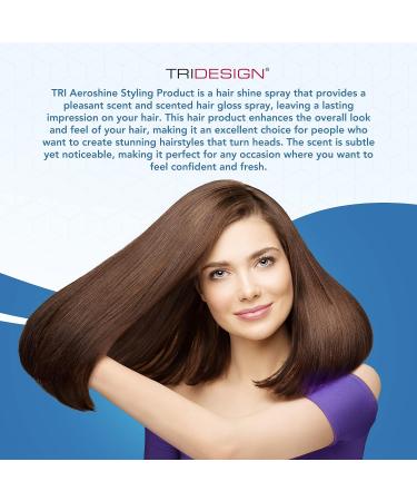 Tri Aeroshine 3oz Finishing Hairspray Styling Product - Extra Hold, Lightweight Sheen Spray with Sun Protection for All Hair Types, Formulated for Dry Frizzy Hair - Buy Online on GoSupps.com