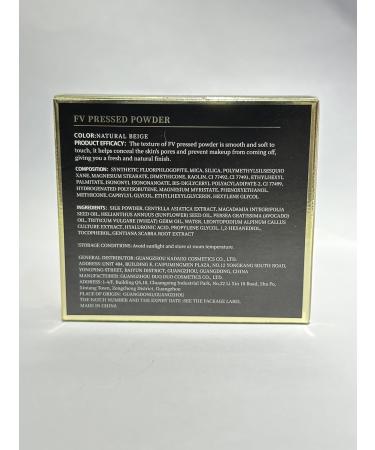 FV Setting Powder Medium Coverage and Long Lasting Compact Face Powder Shine Control Pressed Powder with Mattifying Finish for All Skin Types Silky Makeup Powder No Caking on Fine Lines and Pores 8g (Classic Ivory) - Buy Online on GoSupps.com