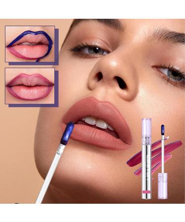Intense Hold Lip Tint Removable Matte Blue Lip Gloss - Makeup Beauty Supplies Lipstick for Everyday Use Work Travel | Girls Women Wife Going Out - Buy Online on GoSupps.com