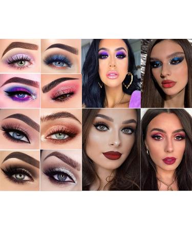 Glitter Eyeshadow Palette - 10 Highly Pigmented Sparkle Shades for Long Lasting Makeup - Buy Online on GoSupps.com