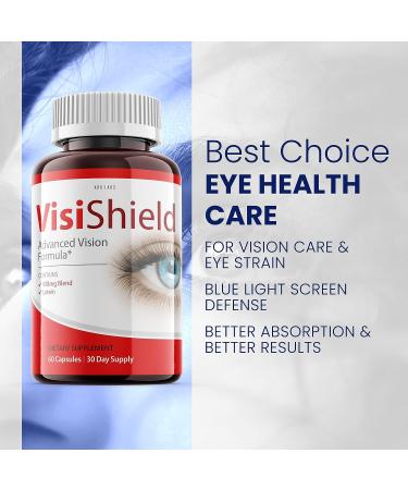 Visishield Advanced Vision Formula Supplement Pills Vitamins (2 Pack) - Improve Eye Health - Buy Online on GoSupps.com