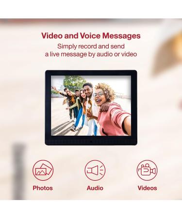 Pix-Star 10 WiFi Digital Picture Frame | Share Videos & Photos Instantly | Motion Sensor | IPS Display | Easy 1-Minute Setup | Great Gift - Buy Online on GoSupps.com