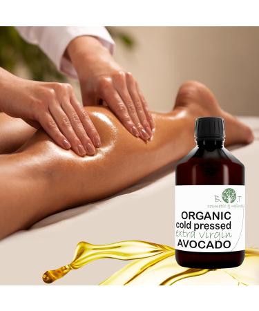 Organic Avocado Oil - Multi-Purpose Moisturizer for Face Body Baby Skin & Hair | 1000 ml | Rich in Vitamins & Anti-Aging Benefits - Buy Online on GoSupps.com