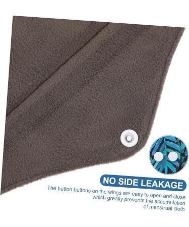 Napkin Set: Women's Bamboo Charcoal Menstrual Pads for Adults - Reusable Cloth Towels and Linen Briefs - Buy Online on GoSupps.com