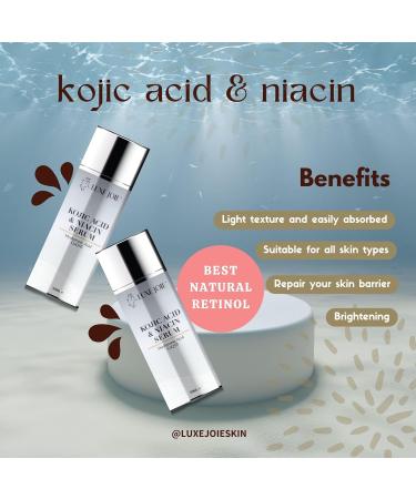 Kojic Acid & Niacinamide Serum 1.69 oz | Brightening & Anti-Aging Formula | International Shipping - Buy Online on GoSupps.com