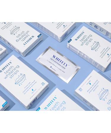Whitely Teeth Whitening Strips for Sensitive Teeth - 14 Treatments (28 Strips) | Enamel Safe No Slip Technology - Brighten Your Smile - Buy Online on GoSupps.com