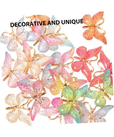 VILLCASE 250 Pcs Butterfly Charms for Bracelet Making Butterfly Charms for Jewelry Making Diy Crafting Butterfly Charms Butterfly Charms for Diy Post Brackets Crystal Beads Wedding Plastic - Buy Online on GoSupps.com