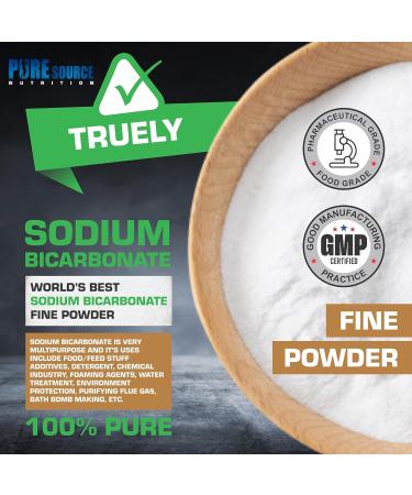 Baking Soda Sodium Bicarbonate 100% Pure Food Grade Bicarb Bicarbonate Baking Soda Bucket for Cooking Cleaning Baking Bath Bombs Odours Teeth MADE in UK by PSN (5KG) - Buy Online on GoSupps.com