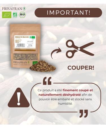  FRISAFRAN FRISAFRAN | Cut Licorice Root Infusion | Organic | Direct from the Producer | Grown in Navarre | Licorice Tea | Licorice | Licorice | Licorice Infusion | 500g - Buy Online on GoSupps.com