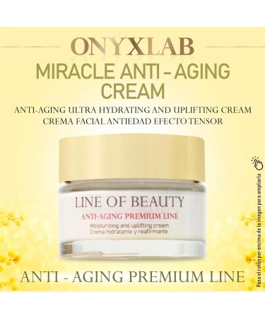  ONYXLAB MIRACLE Face Cream Immediate Lifting Effect and Tightening Anti-Aging with Peptides and Hyaluronic Acid Anti-Wrinkle Moisturizer Firming Day and Night 50ml Made in Spain - Buy Online on GoSupps.com