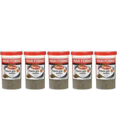 Ducros Poivre Gris Moulu 90 g - Lot de 5 - Buy Online on GoSupps.com