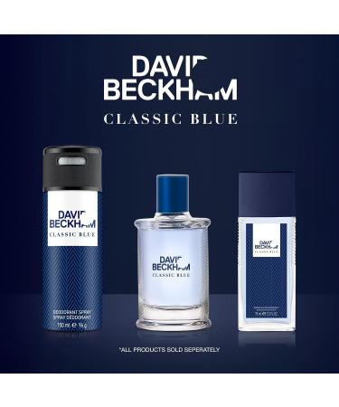 David Beckham Classic Blue Men's Eau de Toilette Spray 3 Ounce - Buy Online on GoSupps.com