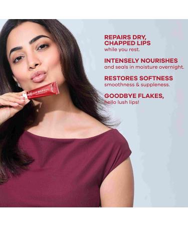 Earth Rhythm Lip Masque Lip Balm With Peptide Nourishes Smoothens Plumps & Hydrates Dry Chapped Lips For Women & Girls 10ml - Buy Online on GoSupps.com