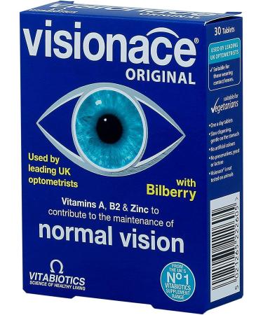 Vitabiotics Visionace 30 Tablets - Advanced Eye Health Formula - Buy Online on GoSupps.com