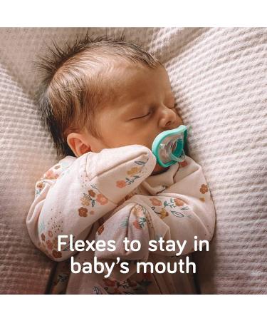 Nanobebe Pacifier for 3+ Months | Jaw-Friendly Breastfeeding & BPA-Free | 4-Pack Gray & White | Perfect Baby Gift - Buy Online on GoSupps.com