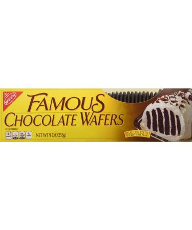 Nabisco, Famous Chocolate Wafers, 9oz Container (Pack of 2)