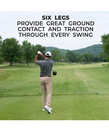 Champ Golf Helix Spikes (Disc Pack) - Silver/Black | Premium Golf Shoe Replacement Spikes - Buy Online on GoSupps.com