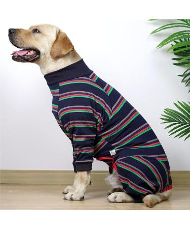 Surgical Recovery Suit for Dogs - Breathable Long-Sleeved Pajamas | Postoperative Wound Protection | Alternative to Elizabethan Collar - 2XL Blue - Buy Online on GoSupps.com