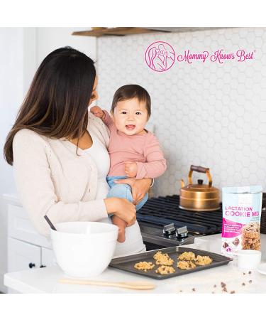 Lactation Cookies Mix - Oatmeal Chocolate Rainbow Candy - Breastfeeding Support Supplement for Milk Supply - 16 oz Pack - Buy Online on GoSupps.com