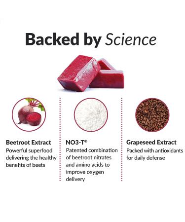 Total Beets Soft Chews - Beetroot Nitrates, L-Citrulline, Grapeseed Extract - 180 Count (3-Pack) - Heart Health & Energy Supplement - Buy Online on GoSupps.com