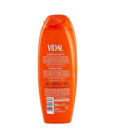 Vidal Vitamin C Shower Gel 250ml - Energizing Italian Import | Refreshing Citrus Cleanser - Buy Online on GoSupps.com