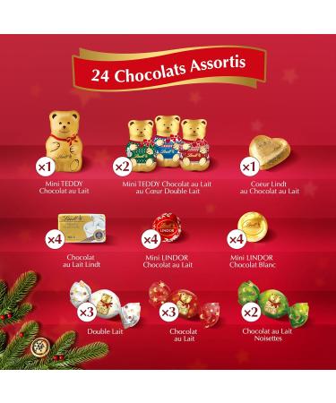 Lindt - TEDDY Augmented Reality Advent Calendar - Assortment of Milk and White Chocolates - Ideal for Christmas 170g - Buy Online on GoSupps.com