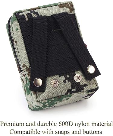 TIANBO FIRST Small First Aid Kit - 120 Pieces Compact Survival Bag for Camping, Hiking, and Travel - Medical Safety Case for Emergencies - Light Green Camo - Buy Online on GoSupps.com