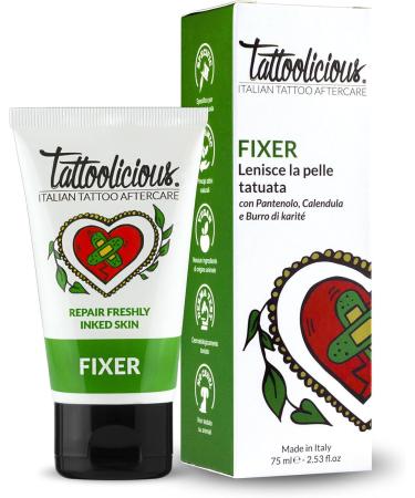 Tattoolicious FIXER - The Soothing Cream for New Tattoo with Organic Active Ingredients with Soothing and Calming Properties 75 ml - Buy Online on GoSupps.com