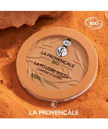 La Proven ale Bio Sun Powder - Organic Certified Bronzing Powder for Face - Ocher Light - 100% Natural Ingredients - All Skin Types - Lot de 1 - Buy Online on GoSupps.com