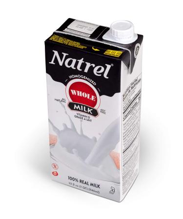 Natrel Whole Milk, 32 Fl Oz (Pack of 6)