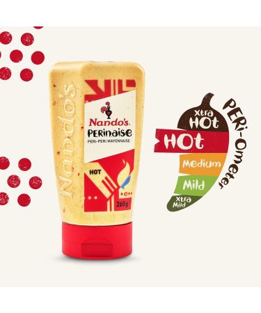 Nando's Hot Perinaise Peri-Peri Mayonnaise 465g - Buy Online on GoSupps.com