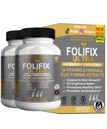 GREENVIFY FoliFix Ultra Hair Nails & Skin Supplement (2)