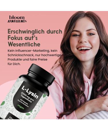 High-dose L-lysine - 400 capsules with 2000mg of pure lysine per daily serving - From vegetable fermentation - Capsule - Buy Online on GoSupps.com
