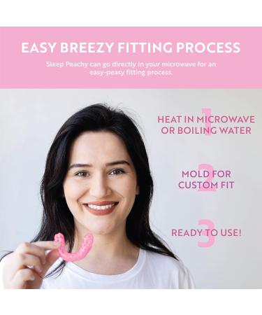 Sleep Peachy Night Guard for Women - Pack of 2 Mouth Guard for Teeth Grinding, Clenching, and Bruxism in Pink - Stop Grinding with Comfort and Style - Buy Online on GoSupps.com