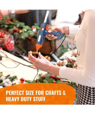 Hot Glue Gun Kit  Gluerious Dual Temp Glue Gun With 15 Hot Glue Sticks  60W/100W Full Size Glue Gun For Crafts & Heavy Duty Full Size (15 sticks) - Buy Online on GoSupps.com