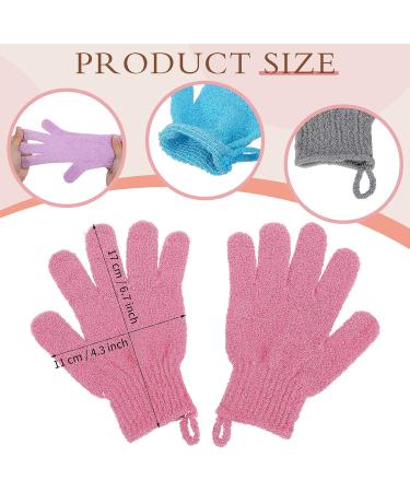 Exfoliating Gloves for Smooth Skin - 40 Pieces Body Scrub Gloves for Dead Skin Removal | Bath and Shower Exfoliator for Men and Women - 20 Colors - Buy Online on GoSupps.com