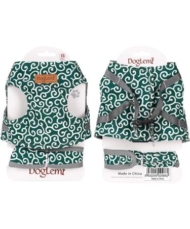 Etopars Cat Dishes & Leash Set | Adjustable Cat Vest & Outbreak-Proof Harness for Kittens & Puppies - XS Green - Buy Online on GoSupps.com