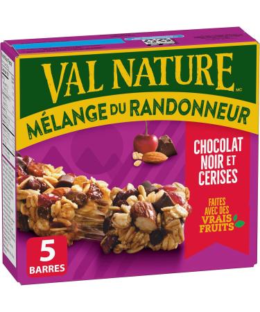 NATURE VALLEY Dark Chocolate Cherry Granola Bars Made with Whole Grains No Artificial Colours No Artificial Flavours Made with Real Fruit Dark Chocolate Chunks Pack of 5 Granola Bars - Buy Online on GoSupps.com
