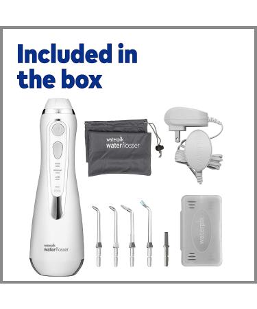 Waterpik Cordless Advanced Water Flosser - ADA Accepted, Rechargeable & Portable - White WP-560 - Buy Online on GoSupps.com