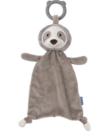 Baby GUND Baby Toothpick Cooper Panda Teether Lovey Plush Security Blanket  Blue  Multicolor  13 Length Sloth