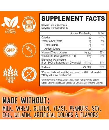 OH MY CHEWY Magnesium Gummies Bundle 2 Bottles (60 Each) Strawberry Banana & Peach Mango - Buy Online on GoSupps.com