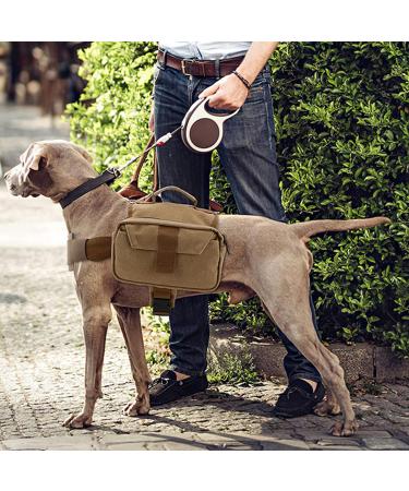Buy Dilireba Tactical Dog Harness & Backpack for Large Dogs - Perfect for Camping Hiking & Travel - Buy Online on GoSupps.com