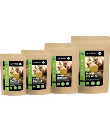 Alpi Investment OOD BIO ginger powder 25g ground ginger from controlled organic cultivation ginger powder 100 natural no additives glutenfree lactosefree laboratory tested vegan - Buy Online on GoSupps.com