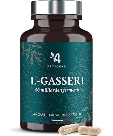 Lactobacillus Gasseri - Probiotics intestinal renovation - intestinal flora for digestion - up to 50 billion KBE/day - gastrointestinal capsules - 100% French - 60 capsules - apyforme - Buy Online on GoSupps.com