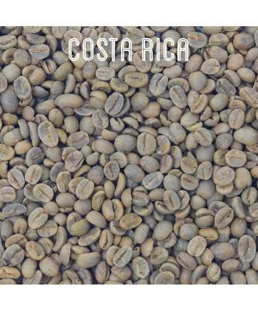 Costa Rica Green Coffee Beans 1kg - Unroasted Raw Beans for Home Roasting - Brown Bear Washed Process Arabica - Caramel Flavor - 1.00 kg Pack - Buy Online on GoSupps.com