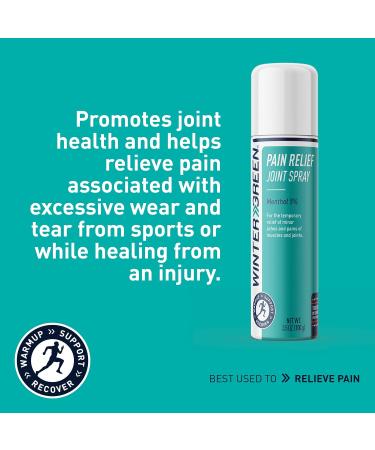 Wintergreen Joint Support Spray - 3.5 Fl Oz - Arnica Oil & Chondroitin - Relieve Arthritis Pain & Improve Joint Health - Buy Online on GoSupps.com