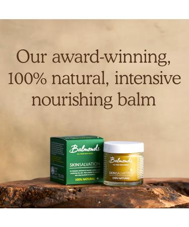 Balmonds Skin Salvation 4.1 fl oz - Natural All-Purpose Intensive Moisturizer for Dry Itchy Skin, Diaper Rash & Eczema - Calendula, Hemp & Beeswax Formula - Cruelty-Free - 4.06 Fl Oz - Buy Online on GoSupps.com