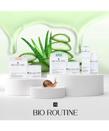  BIO ROUTINE Purifying Face Mask for Men and Women - Anti-Wrinkle Action Moisturizing Anti-Spots Lightening Snail Drool Zinc Oxide Vitamin C 100 ml - Buy Online on GoSupps.com