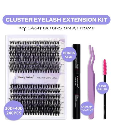 Premium Lash Extensions Kit - DIY Eyelash Extension Set with Glue 12-16mm 30D & 40D D Curl - International Shipping Available - Buy Online on GoSupps.com