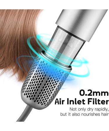 200M Negative Ionic Hair Dryer - 1500W Fast Drying Blow Dryer with 110 000 RPM Motor 3 Heat Settings & Magnetic Nozzle for Home & Travel - Buy Online on GoSupps.com
